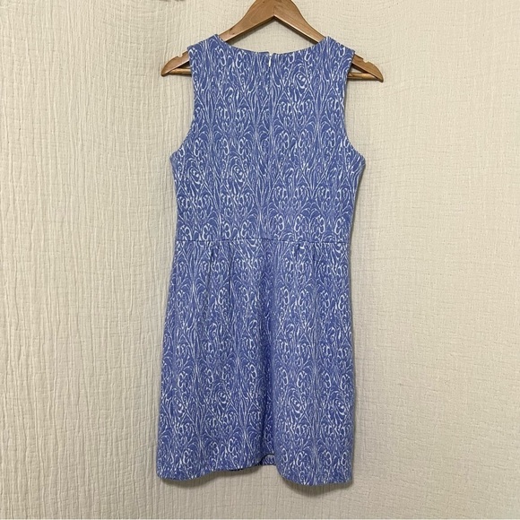 Tyler Boe Claire Blue Geometric Knit Mini Dress size S Small - Picture 2 of 6